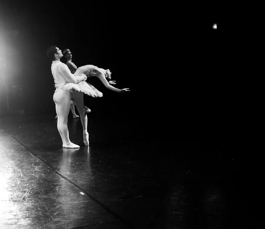 Aula de ballet clássico na Escola de Ballet Adriana Assaf